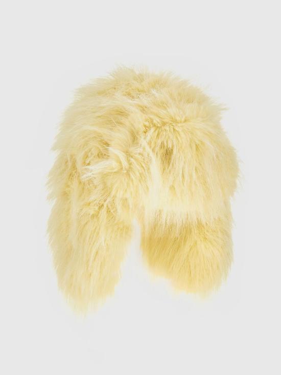 25FW 자크뮈스 이어플랩 캡 ACU00785AW00698 210 Yellow - JACQUEMUS