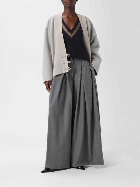 25FW 조르지오 아르마니 팔라초 팬츠 GW001523AF17762 O8024 Grey - GIORGIO ARMANI