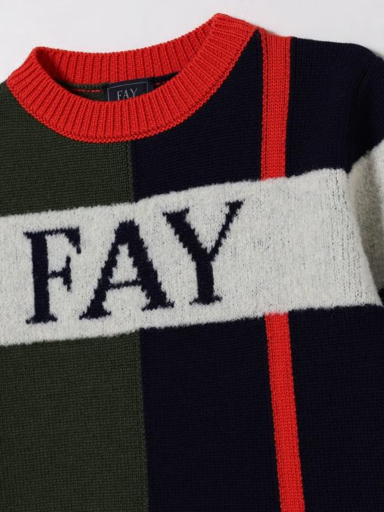 25FW [키즈] 페이 풀오버 FX9P60W0012 999 Multicolor - FAY