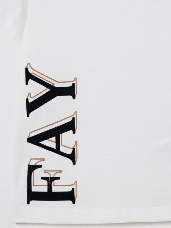 25FW [키즈] 페이 티셔츠 FX8P21Z2868 102BL White - FAY