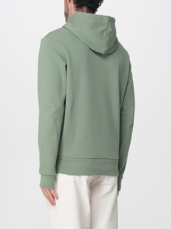 25FW 라코스테 오가닉 코튼 후드 티셔츠 SH9623 S86 Sage - LACOSTE