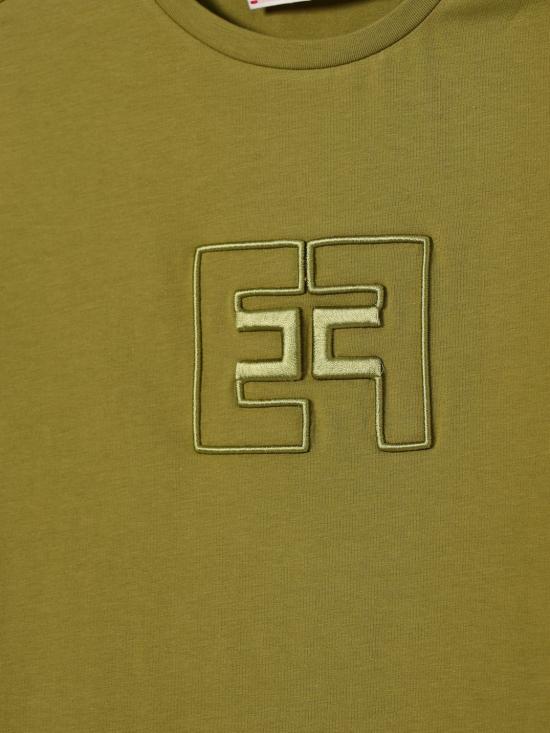 25FW [키즈] 엘리자베타프랜치 티셔츠 EFTS2460JE006 1059 Green - ELISABETTA FRANCHI