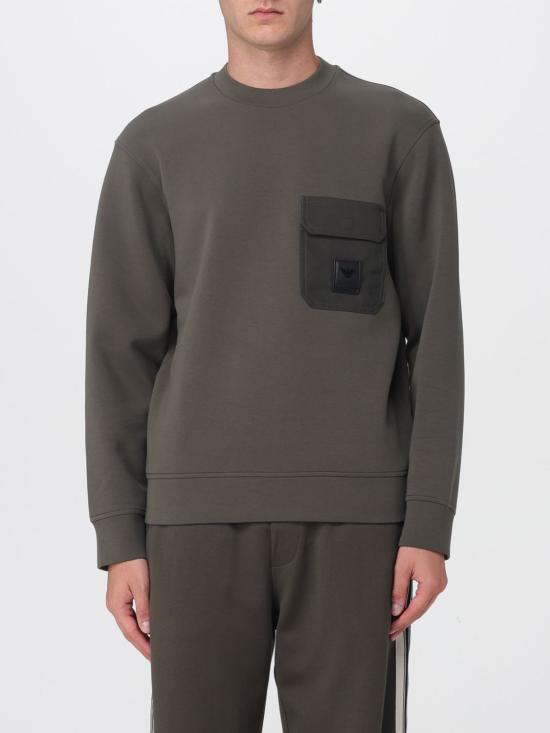 25FW 엠포리오 아르마니 긴팔 티셔츠 EM002925AF10013 U8120 Grey