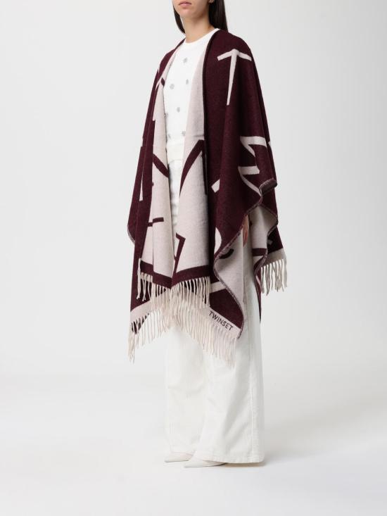 25FW 트윈셋 머플러/스카프 252TA4220 05609 Burgundy - TWINSET