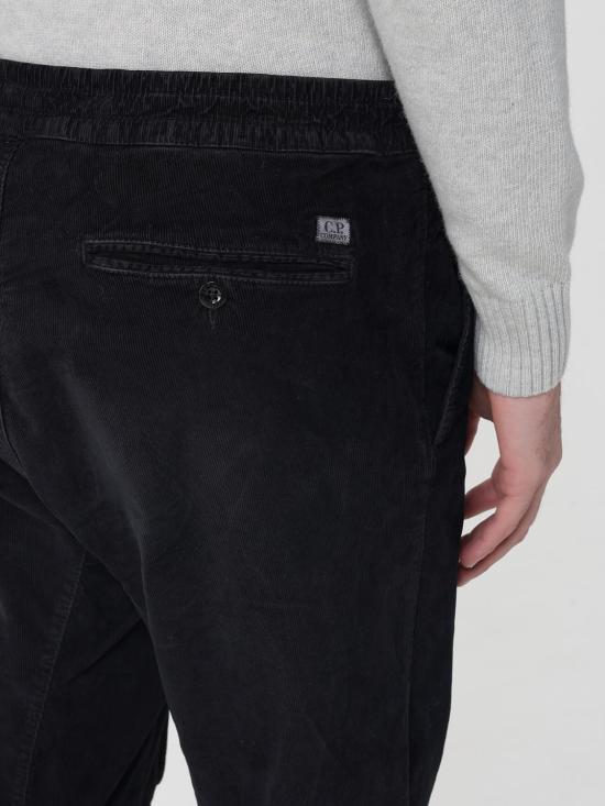 25FW 씨피 컴퍼니 스트레이트 팬츠 19CMPA169A006410O 999 Black - C.P. COMPANY