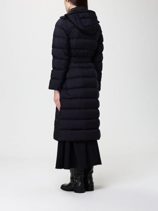 25FW 버버리 롱 나일론 후드 푸퍼 코트 8110316 Black - BURBERRY