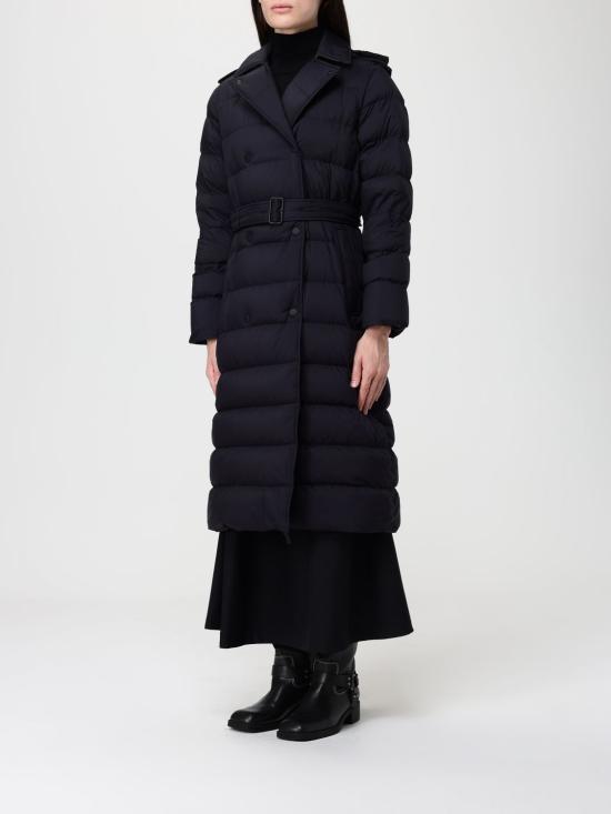 25FW 버버리 롱 나일론 후드 푸퍼 코트 8110316 Black - BURBERRY