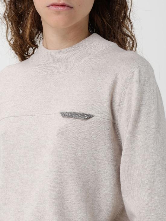 25FW 브루넬로 쿠치넬리 스웨터 M12212604 C9276 Charcoal - BRUNELLO CUCINELLI