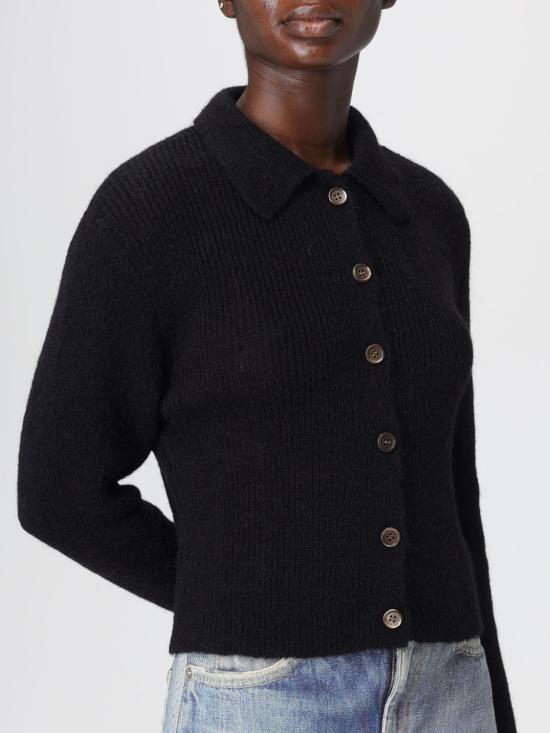 25FW 아워레가시 매찌 폴로 퍼지 알파카 W4233MB Black - OUR LEGACY