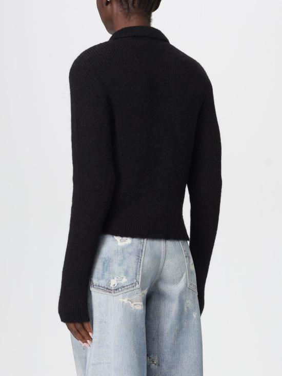 25FW 아워레가시 매찌 폴로 퍼지 알파카 W4233MB Black - OUR LEGACY