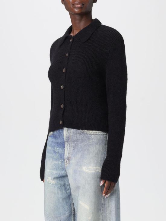 25FW 아워레가시 매찌 폴로 퍼지 알파카 W4233MB Black - OUR LEGACY