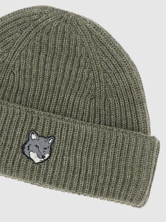 25FW 메종키츠네 비니 PM06112KT1022 P131 Green - MAISON KITSUNE