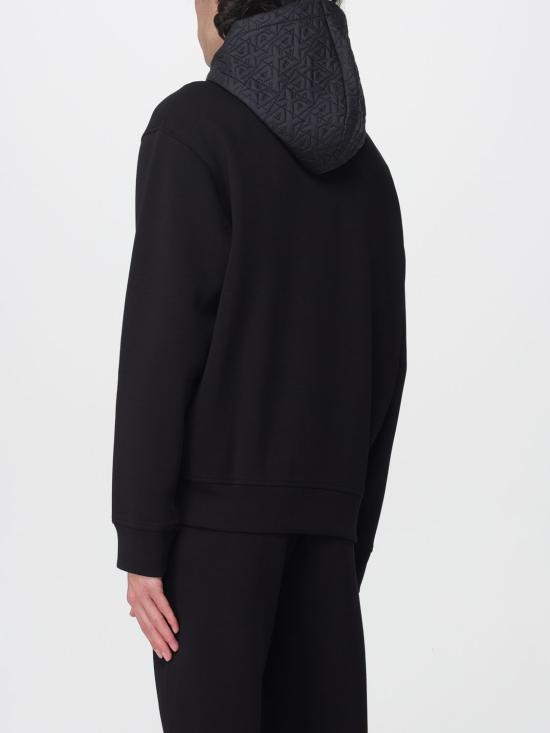 25FW 알마니 긴팔 티셔츠 XM001891AF10818 UC001 Black - ARMANI