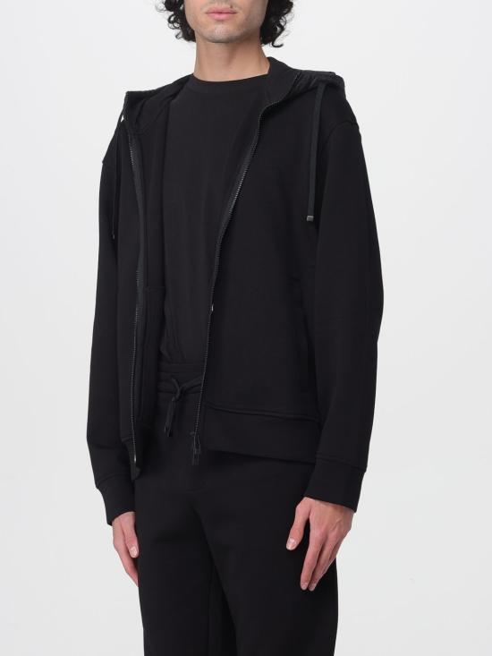 25FW 알마니 긴팔 티셔츠 XM001891AF10818 UC001 Black - ARMANI