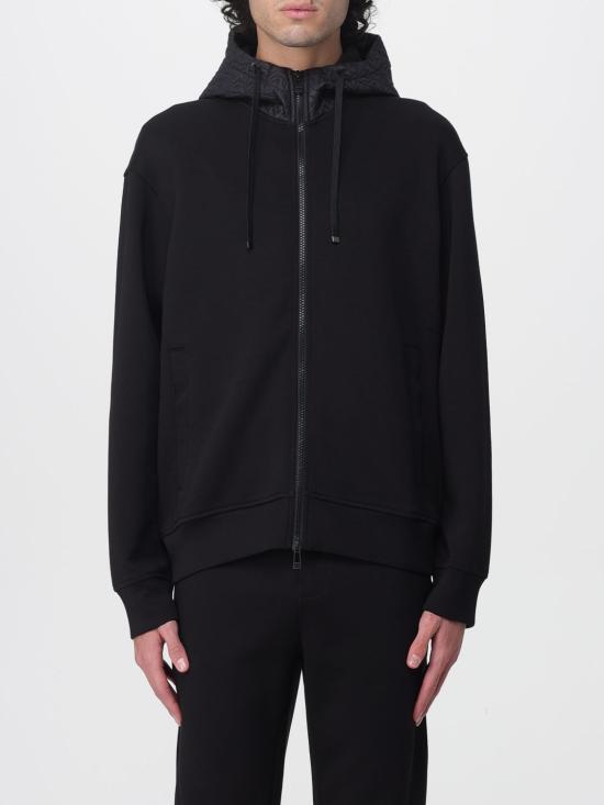 25FW 알마니 긴팔 티셔츠 XM001891AF10818 UC001 Black