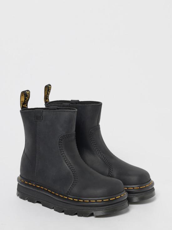 25FW 닥터마틴 제브잭 리거 레더 부츠 42662001 Black - DR.MARTENS