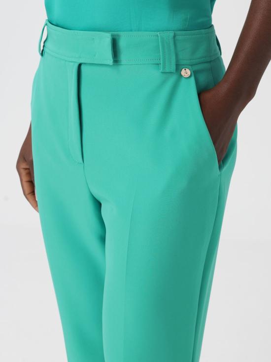 25FW 리우조 스트레이트 팬츠 CA5094T2200 X068A Emerald - LIU JO