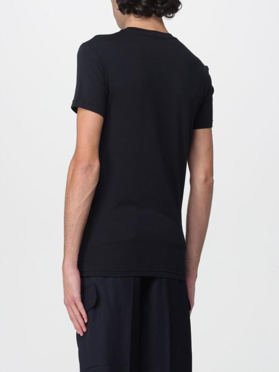 25FW 엠포리오 아르마니 반팔 티셔츠 1119714F526 00020 Black - EMPORIO ARMANI