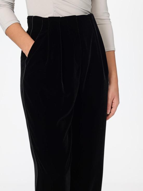 25FW 조르지오 아르마니 스트레이트 팬츠 GW001564AF20583 ZZ017 Black - GIORGIO ARMANI