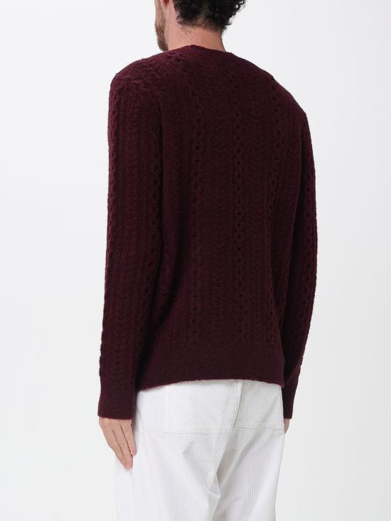 25FW 파올로페코라 스웨터 A046F012 7635 Burgundy - PAOLO PECORA