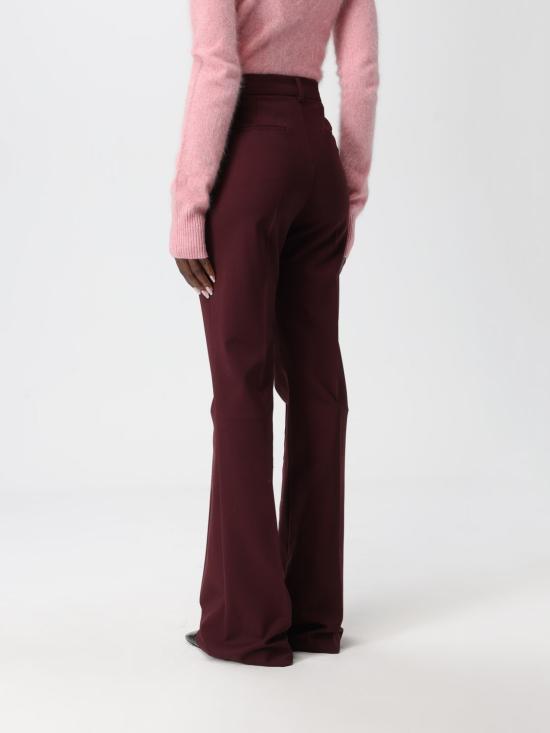 25FW 스포트막스 스트레이트 팬츠 2522136082600 003 Wine - SPORTMAX