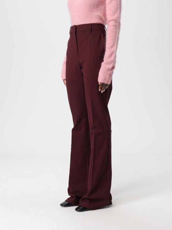 25FW 스포트막스 스트레이트 팬츠 2522136082600 003 Wine - SPORTMAX