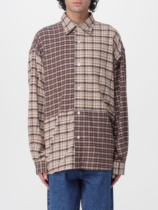 25FW 아미시 셔츠 AMU148CN40 C0241 Brown