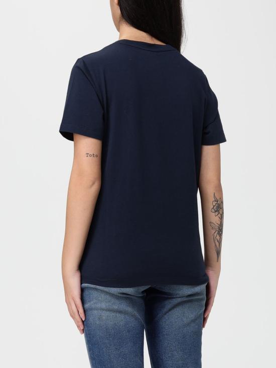 25FW 메종키츠네 베이비 폭스 레귤러 티셔츠 PW00115KJ7026 0413 Blue - MAISON KITSUNE