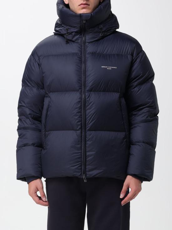 25FW 알마니 숏패딩 XM001115AF16589 UB101 Navy