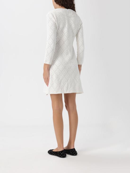 25FW 셀프 포트레이트 롱 원피스 AW25123SW White - SELF PORTRAIT