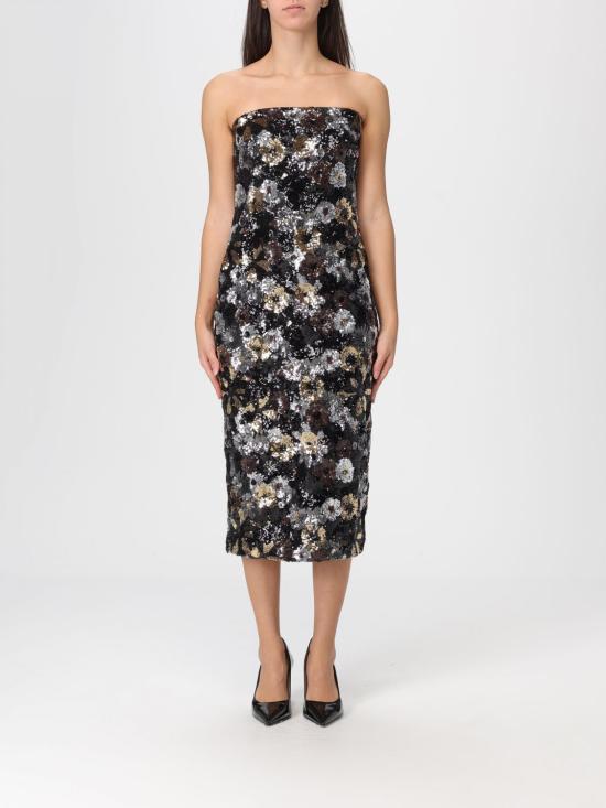 25FW 막스마라 스튜디오 롱 원피스 2526226044600 001 Black