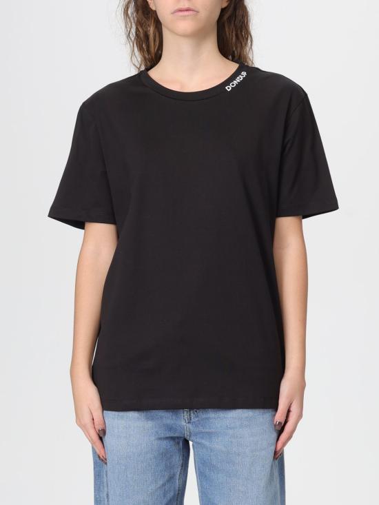 25FW 돈답 반팔 티셔츠 DS040JF0271DLC5 999 Black