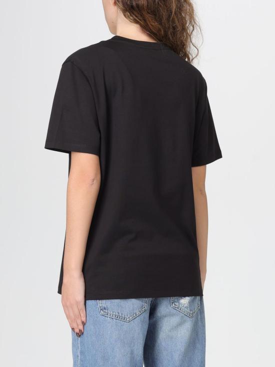 25FW 돈답 반팔 티셔츠 DS040JF0271DLC5 999 Black - DONDUP