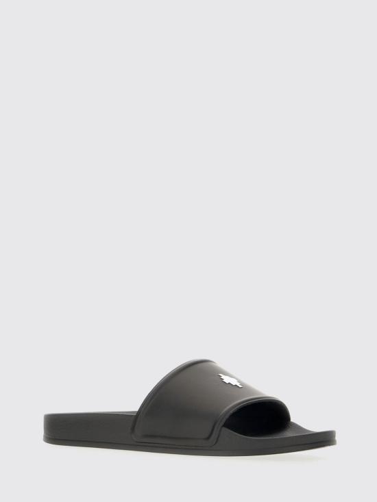 25FW 마르셀로 불론 뮬/슬리퍼 CMIC001C99MAT001 1001 Black - MARCELO BURLON