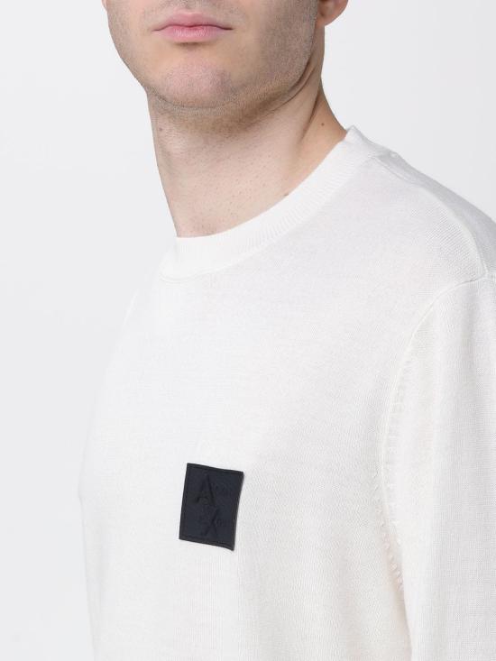 25FW 알마니 스웨터 XM001329AF11982 U0009 White - ARMANI