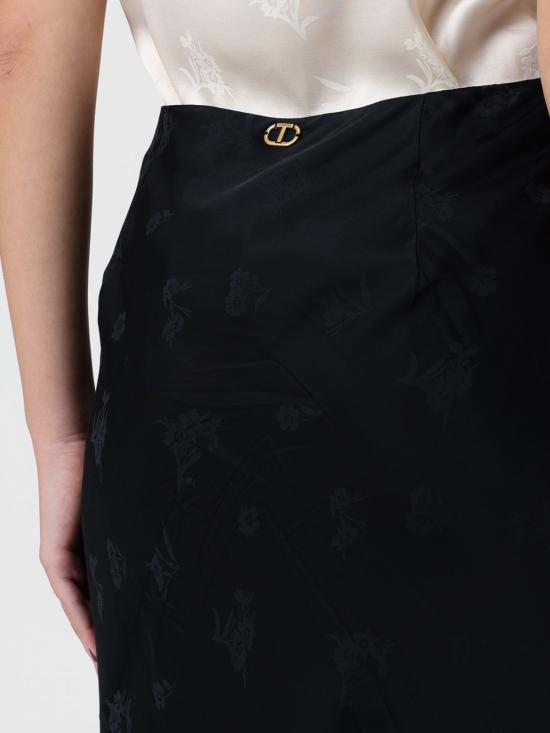 25FW 트윈셋 롱 스커트 252TT2366 00006 Black - TWINSET