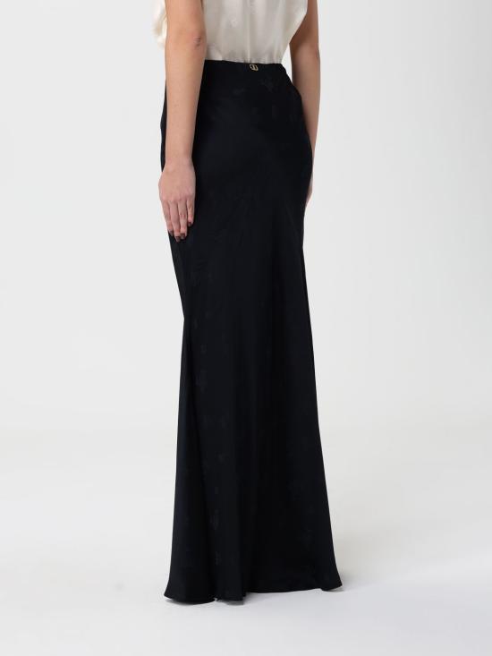 25FW 트윈셋 롱 스커트 252TT2366 00006 Black - TWINSET