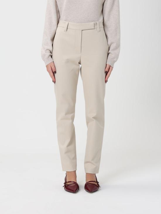 25FW 브루넬로 쿠치넬리 스트레이트 팬츠 MA126P7258 C8913 White