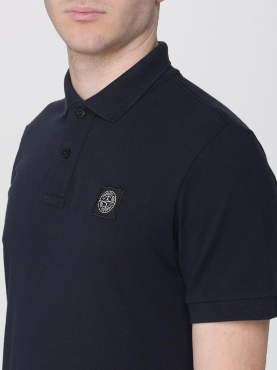 25FW 스톤 아일랜드 폴로 티셔츠 2200005S0017 V0020 Blue - STONE ISLAND