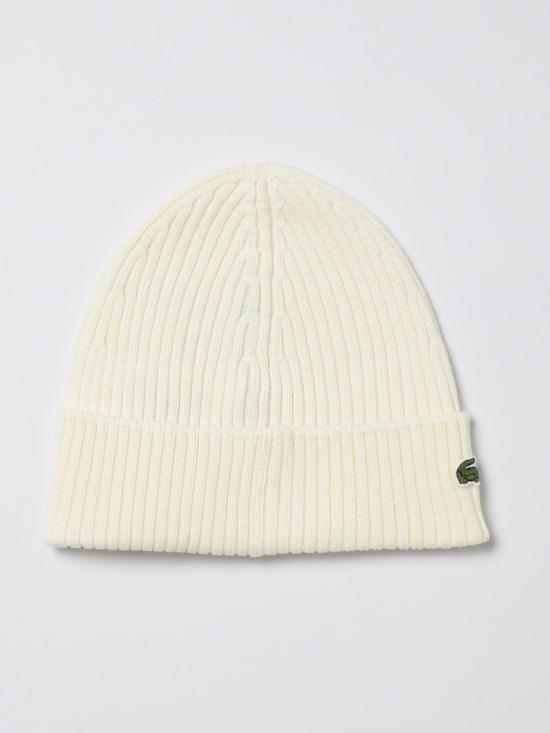 25FW 라코스테 비니 RB0001 70V Yellow Cream - LACOSTE