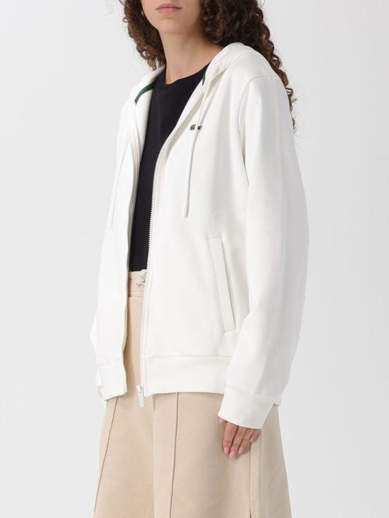 25FW 라코스테 후드 티셔츠 SF5256 70V White - LACOSTE