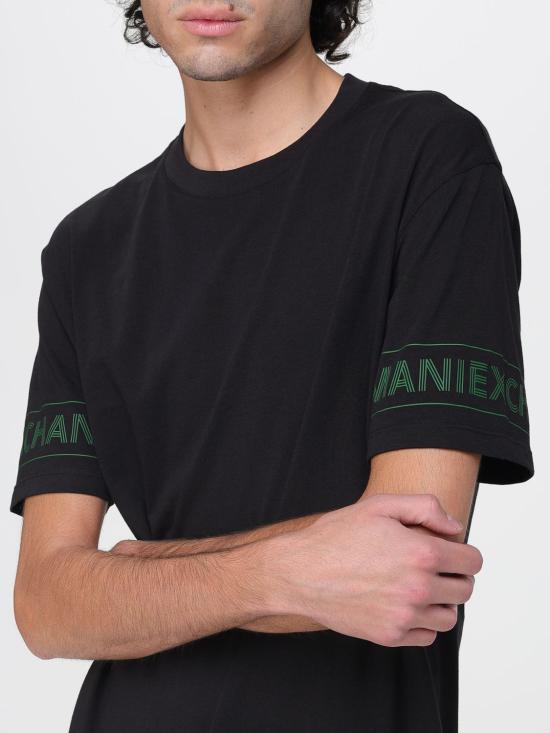 25FW 알마니 반팔 티셔츠 XM001437AF10356 UC001 Black - ARMANI