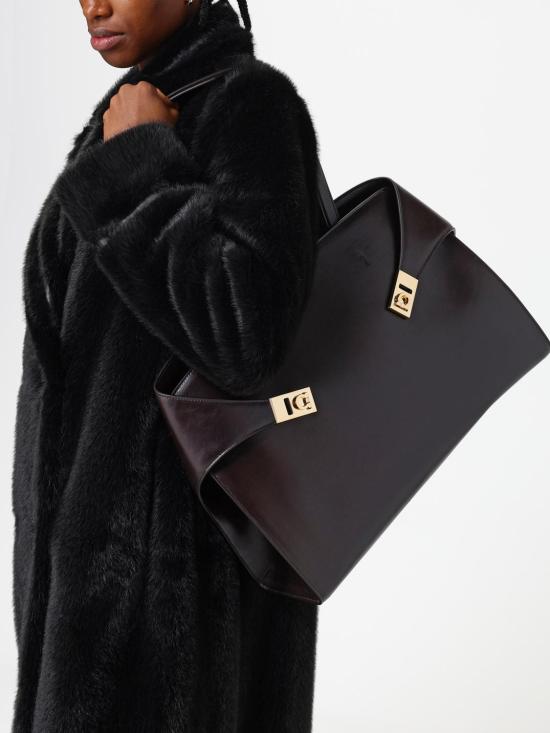 25FW 살바토레 페라가모 숄더백 241813 787661 TESTA DI MORO Brown - SALVATORE FERRAGAMO