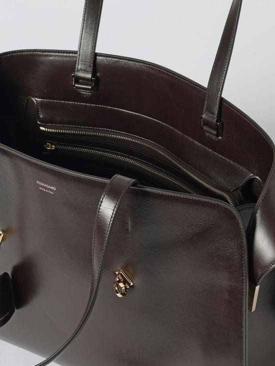 25FW 살바토레 페라가모 숄더백 241813 787661 TESTA DI MORO Brown - SALVATORE FERRAGAMO