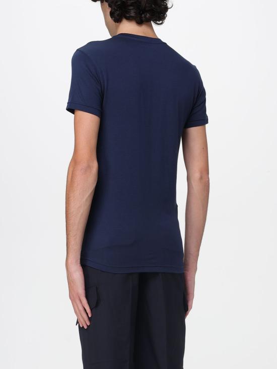 25FW 엠포리오 아르마니 반팔 티셔츠 1119714F526 00135 Marine - EMPORIO ARMANI