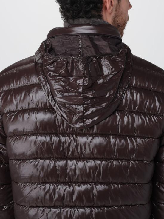 25FW 세이브더덕 숏패딩 D31891MLOVE21 40009 Brown - SAVE THE DUCK