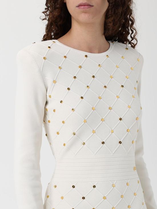 25FW 엘리자베타프랜치 롱 원피스 AM25S DZ9 White - ELISABETTA FRANCHI