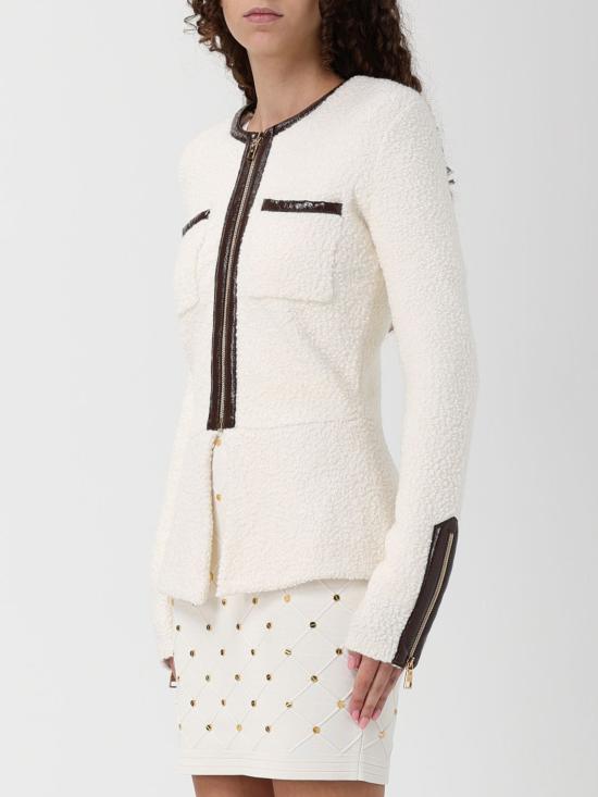 25FW 엘리자베타프랜치 가디건 MK38S EG2 White - ELISABETTA FRANCHI