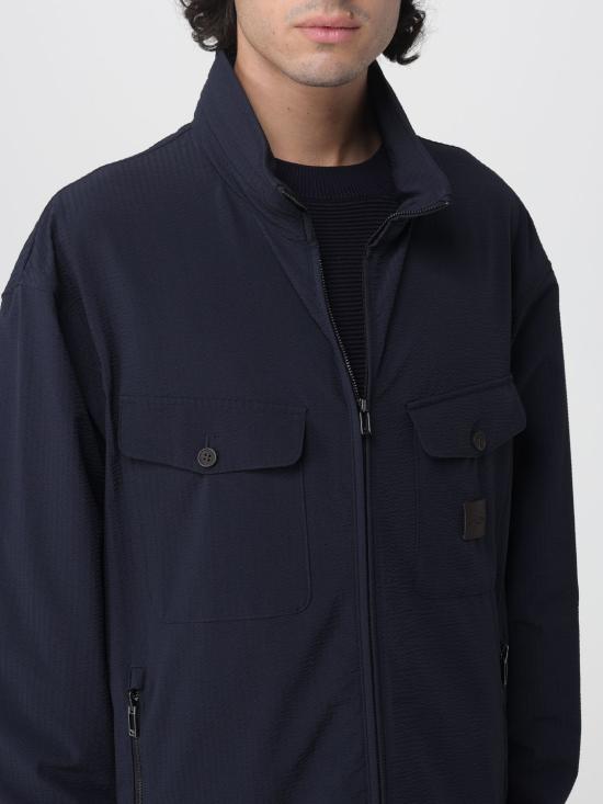 25FW 엠포리오 아르마니 자켓 EM003405AF18781 UB118 Blue - EMPORIO ARMANI