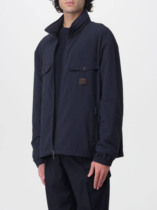 25FW 엠포리오 아르마니 자켓 EM003405AF18781 UB118 Blue - EMPORIO ARMANI